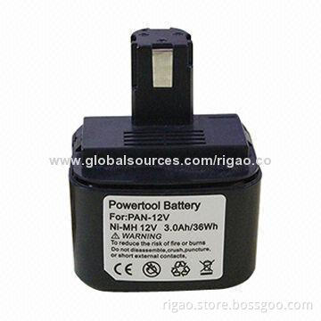 12V/3.0Ah NI-MH replacement battery for Panasonic power tool battery